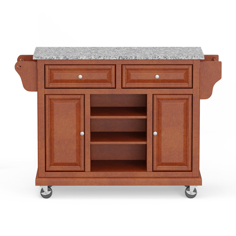 Charlton Home® Raynham 52" Wide Rolling Kitchen Island & Reviews Wayfair